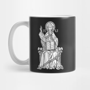 Alpha and Omega - black bkg Mug